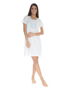 CHEMISE DE NUIT BLANC MADELINE