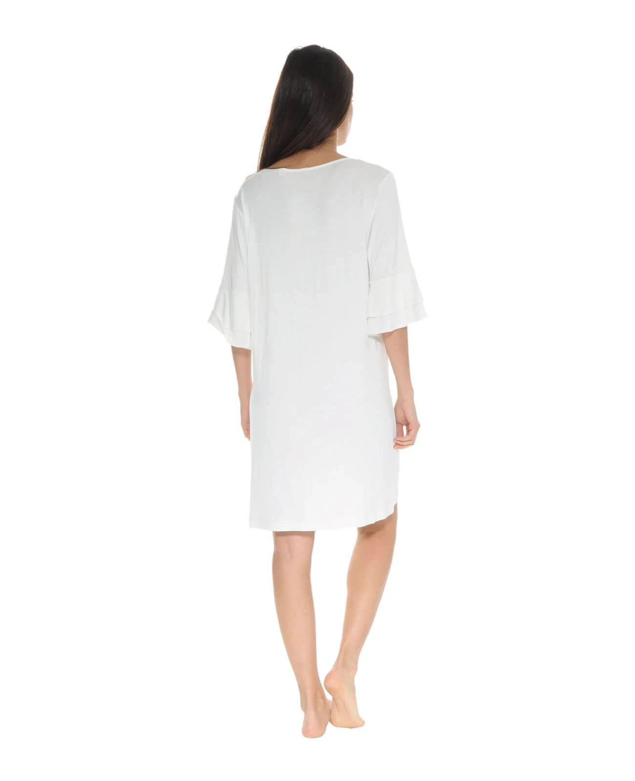 CHEMISE DE NUIT BLANC ORMELIA – Image 2
