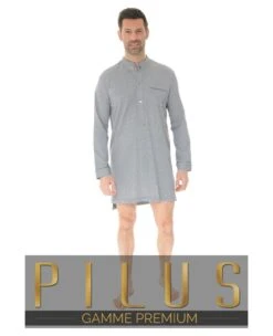 CHEMISE DE NUIT GRIS UBALDIN