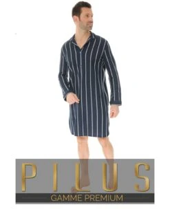 CHEMISE DE NUIT BLEU ULRICH