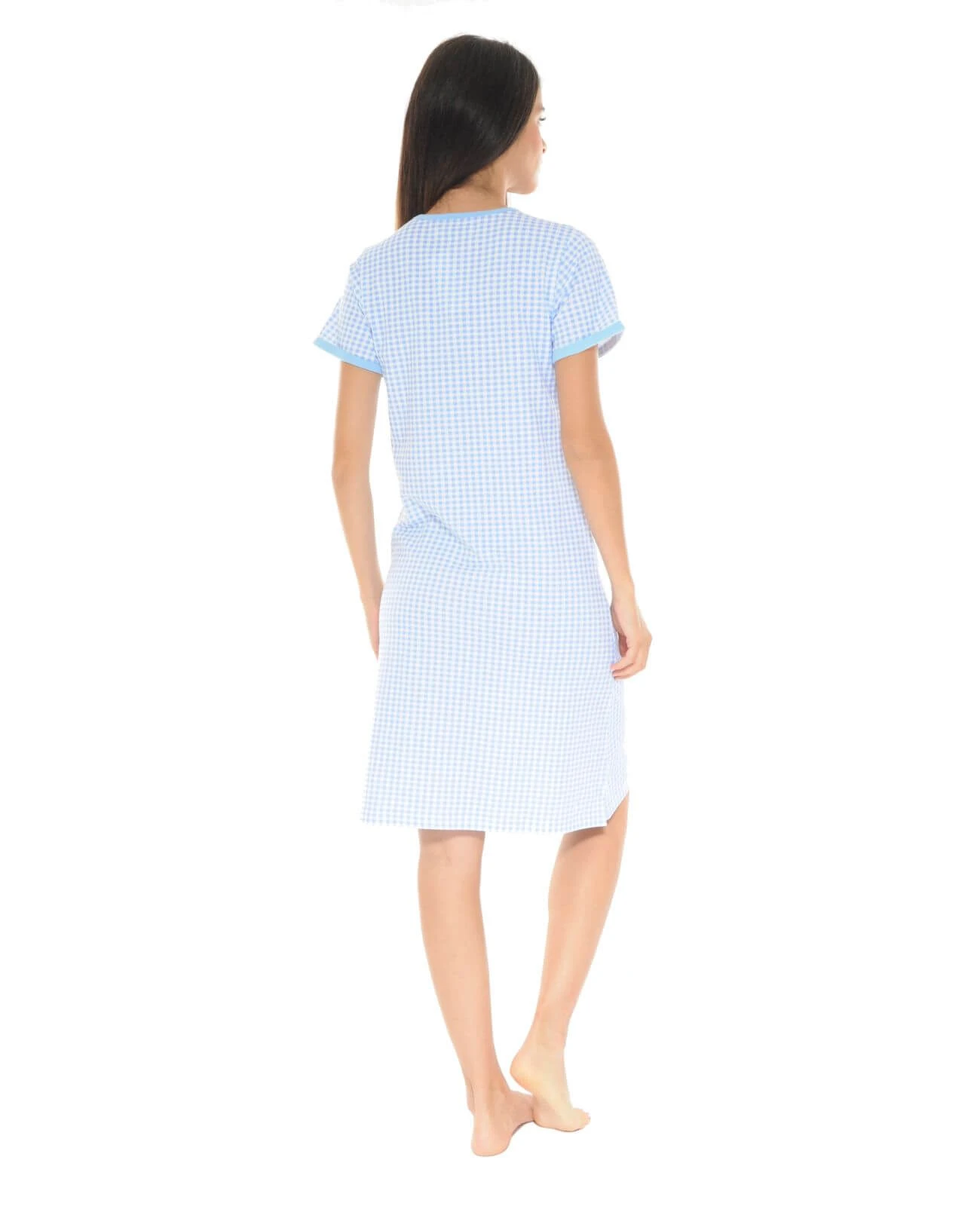 CHEMISE DE NUIT BLEU VIANELLE – Image 2