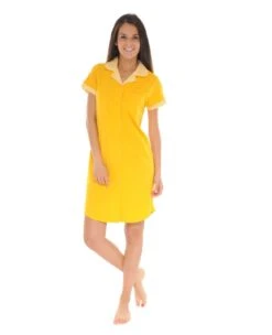 CHEMISE DE NUIT JAUNE VIANELLE