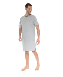 CHEMISE DE NUIT BLEU WOODY