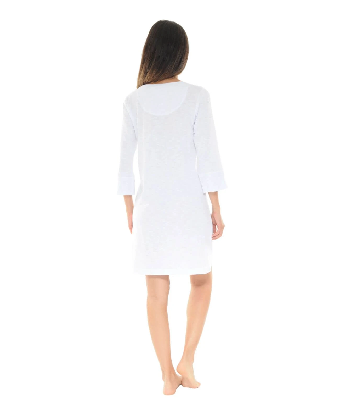 CHEMISE DE NUIT BLANC YSABEL â Image 2