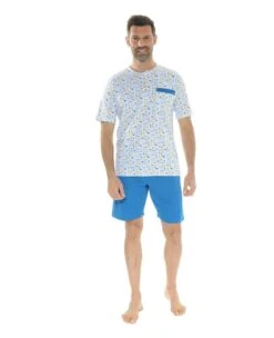 PYJAMA COURT BLANC NAO