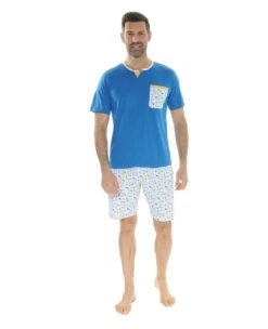 PYJAMA COURT BLEU NAO