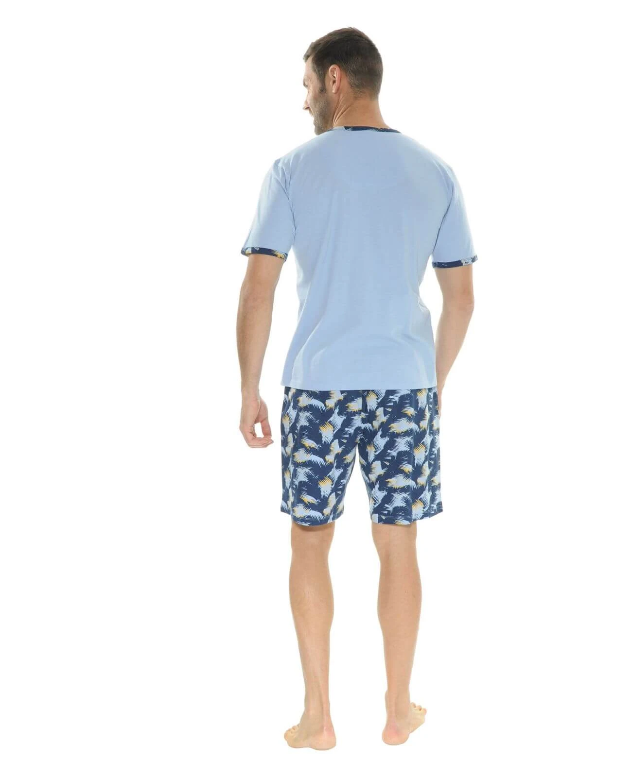 PYJAMA COURT BLEU NIL – Image 2