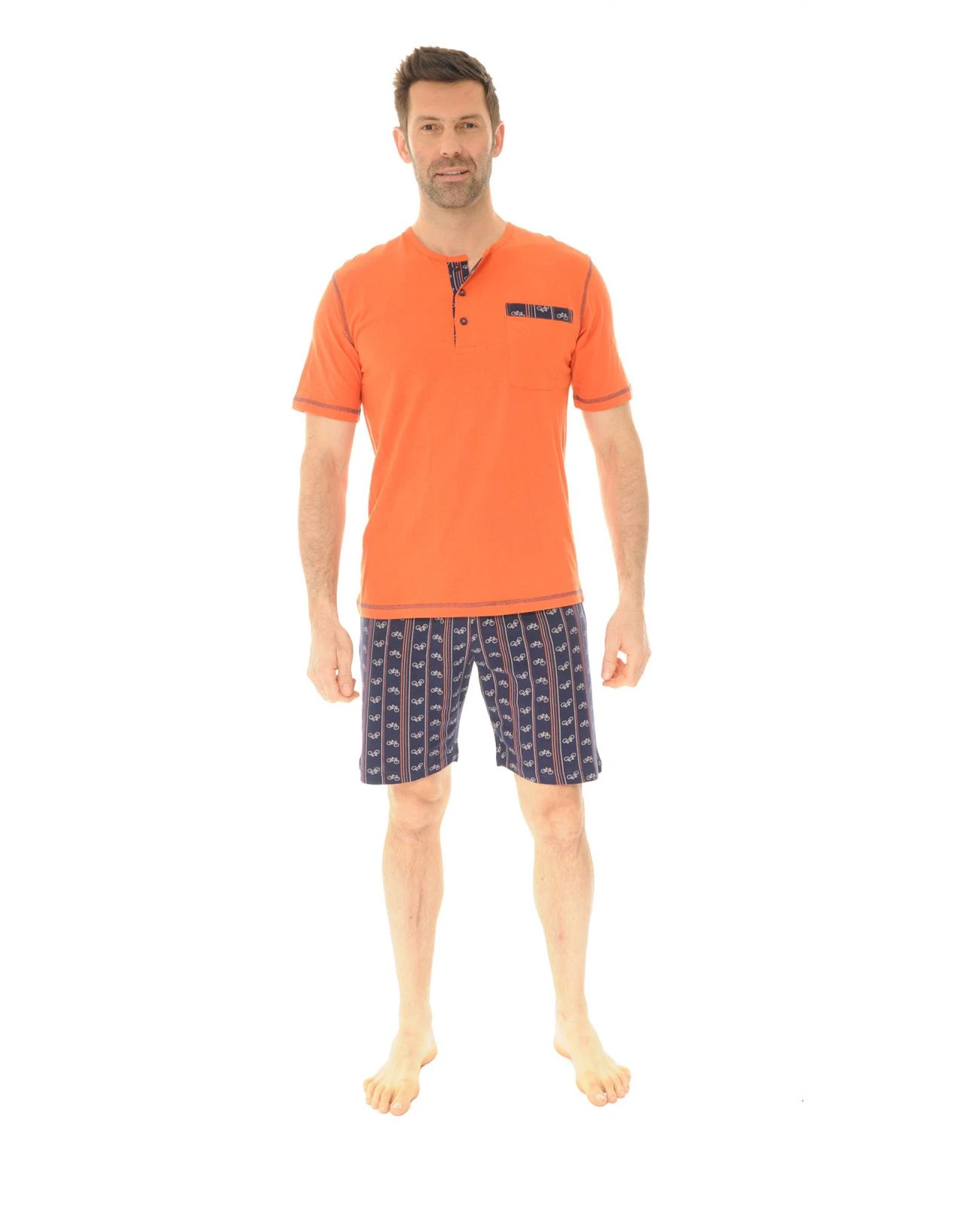 PYJAMA COURT ORANGE SHAD