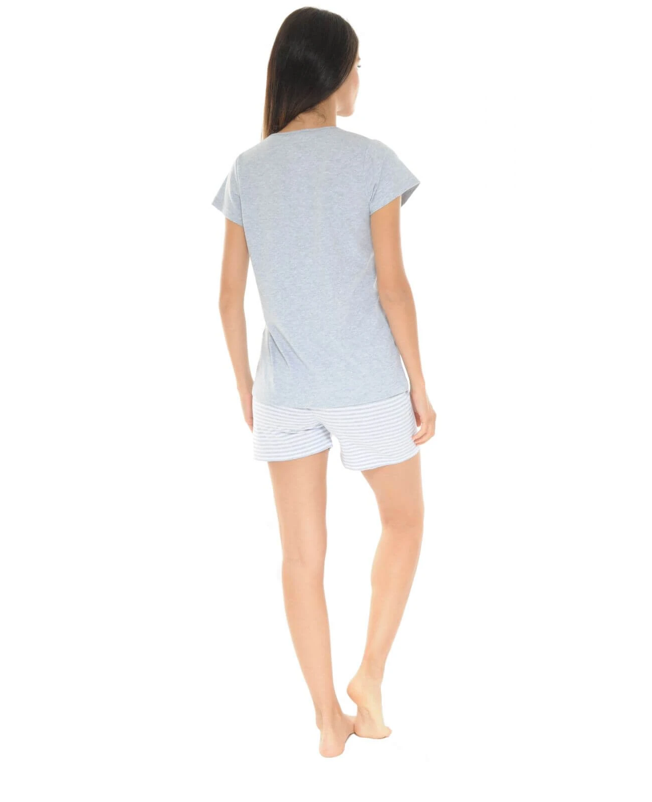 PYJAMA COURT GRIS VERONIKA â Image 2