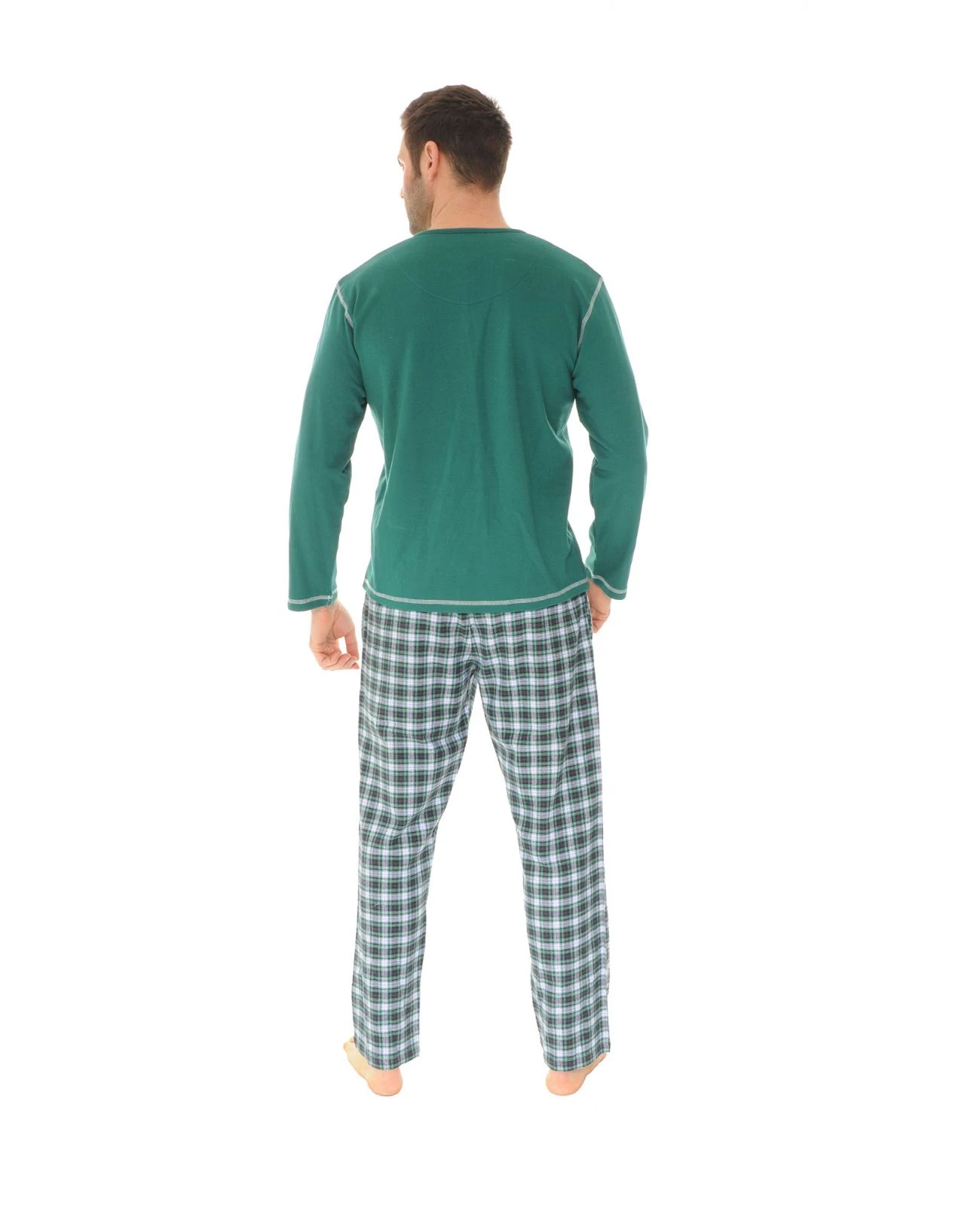 PYJAMA LONG VERT SEYLAN – Image 2