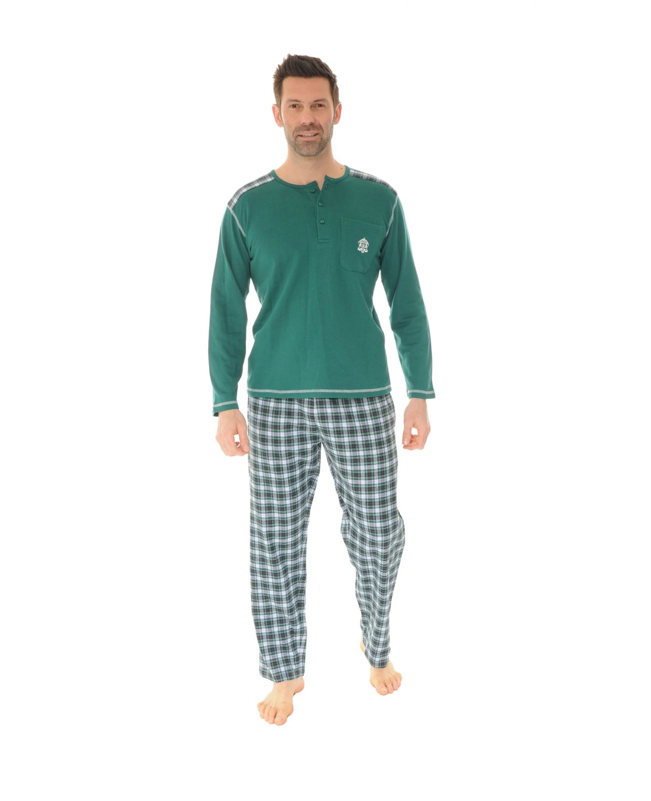 PYJAMA LONG VERT SEYLAN