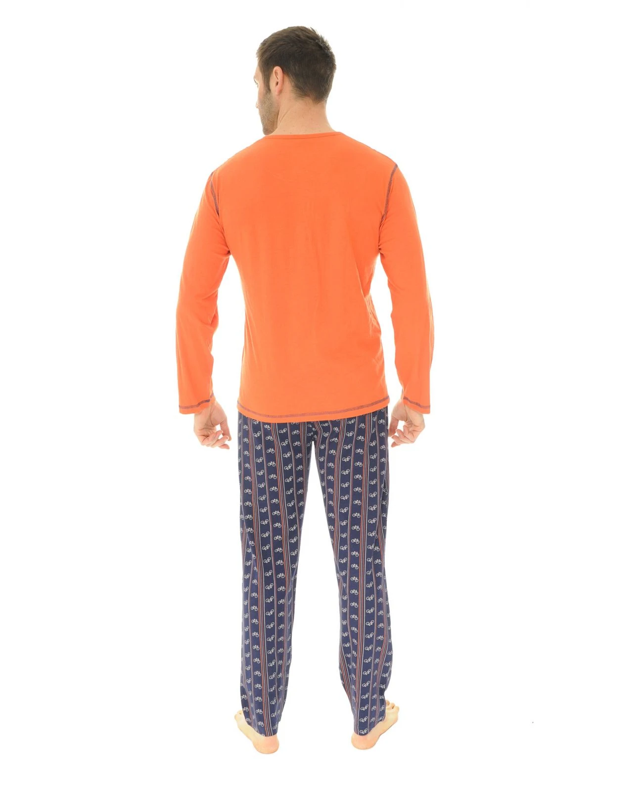 PYJAMA LONG ORANGE SHAD â Image 2