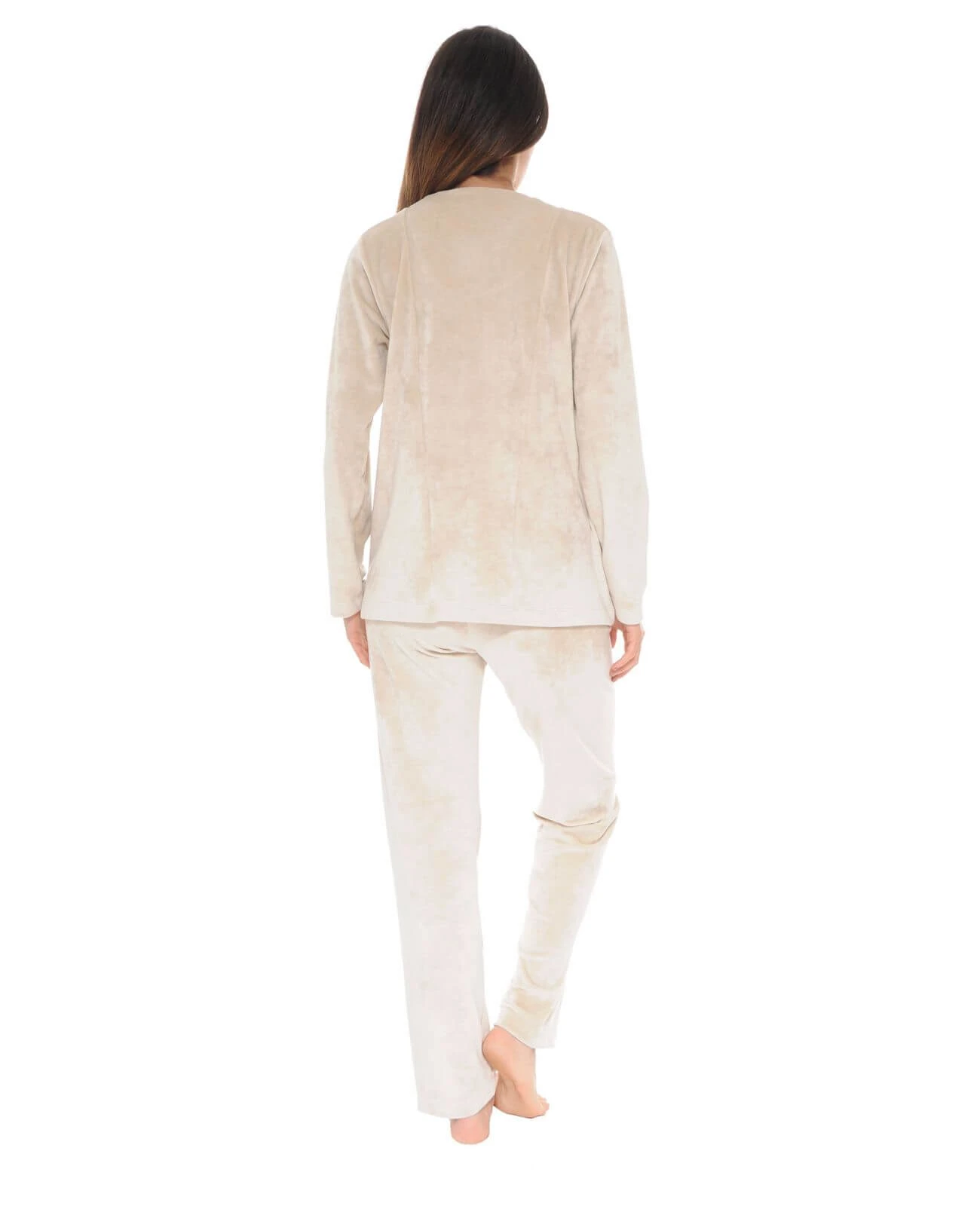 PYJAMA LONG BEIGE TELMA – Image 2