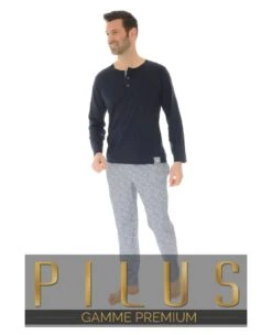 PYJAMA LONG BLEU URIAS