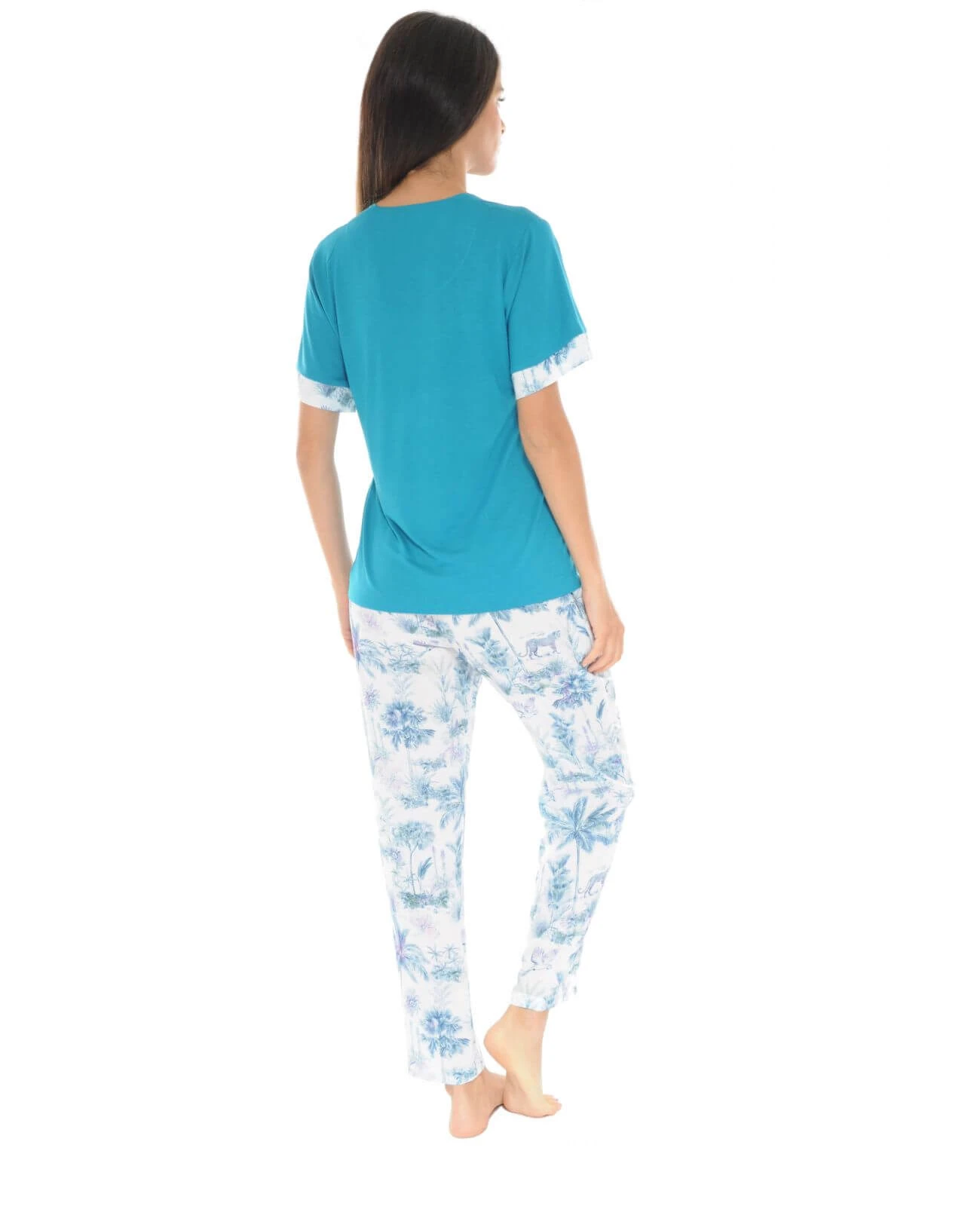 PYJAMA LONG BLEU VIKY – Image 2