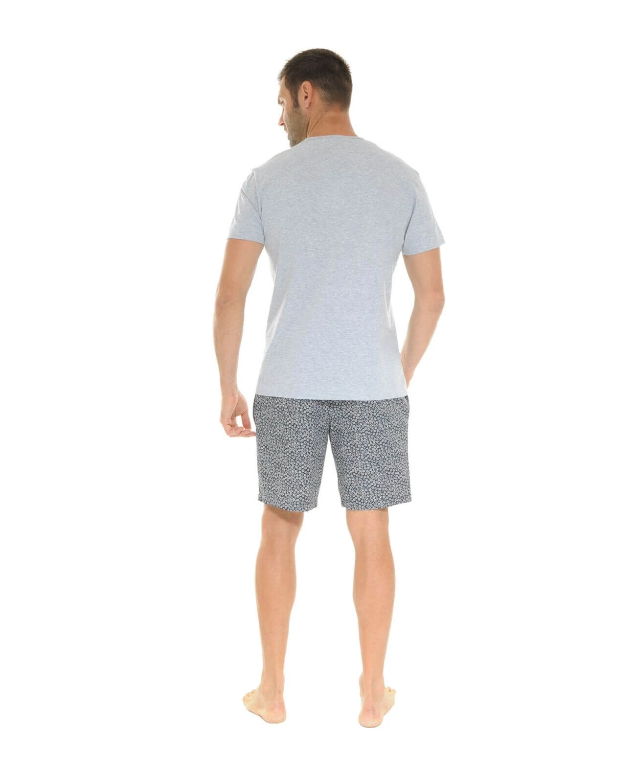 PYJAMA COURT GRIS XAO – Image 2