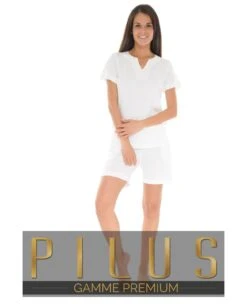 PYJAMA COURT BLANC YACINTHE