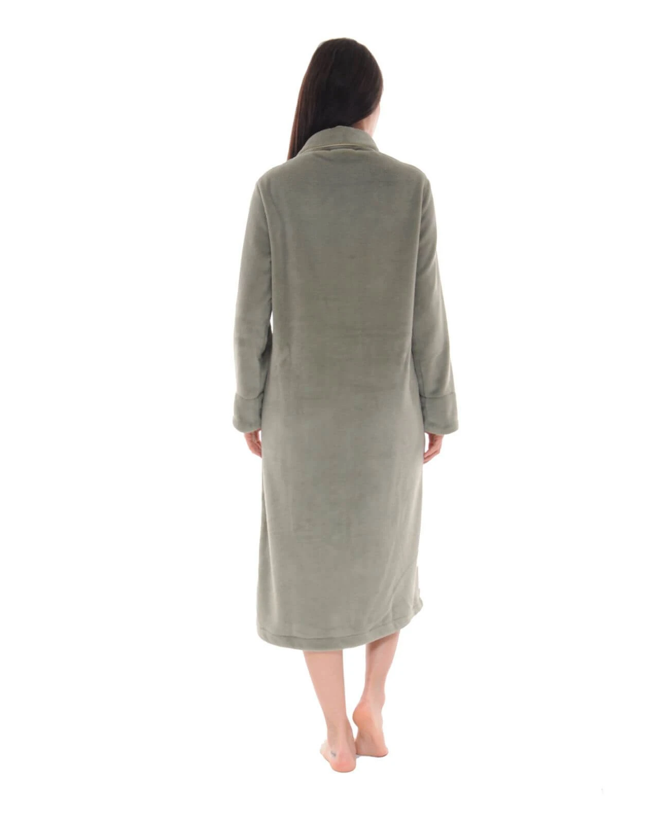 ROBE DE CHAMBRE VERT JOSEFINE – Image 2