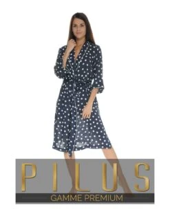 ROBE DE CHAMBRE BLEU ORMELIA