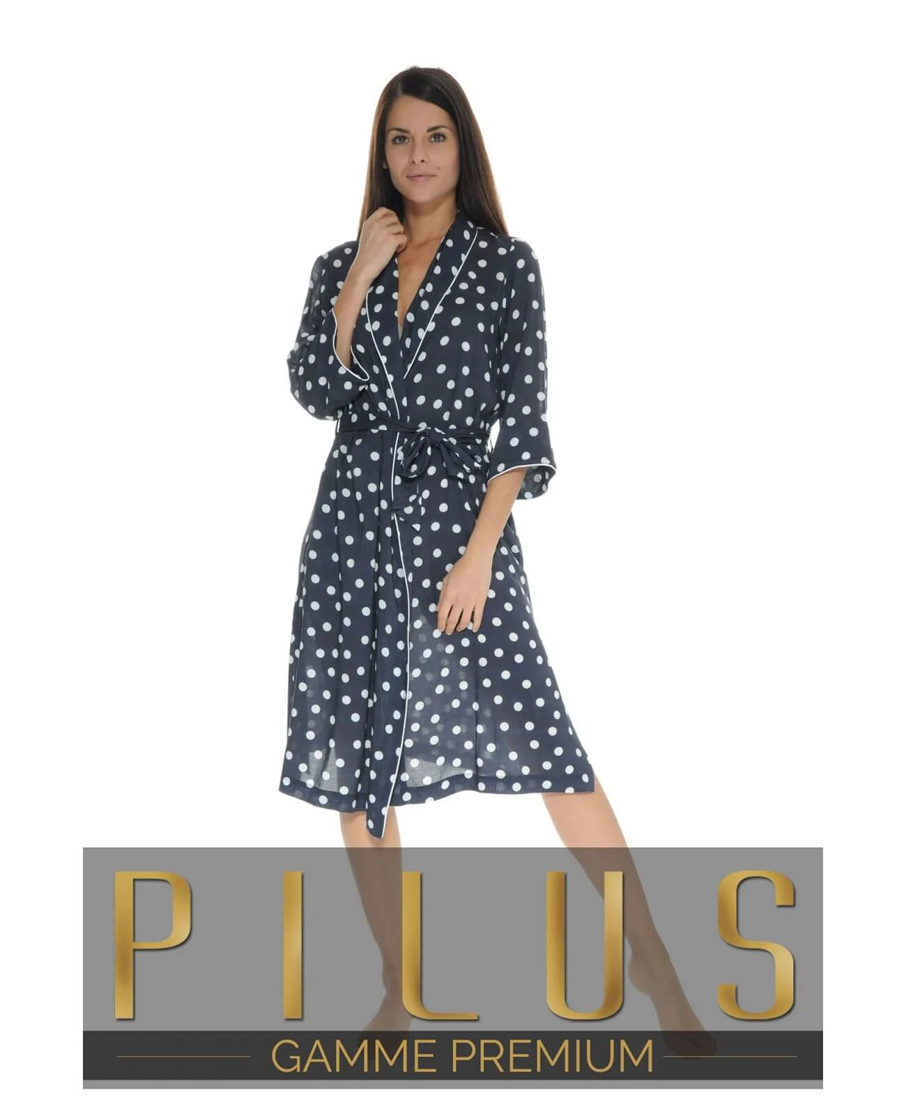 ROBE DE CHAMBRE BLEU ORMELIA