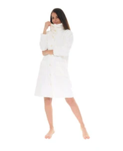 ROBE DE CHAMBRE BLANC REBELLE