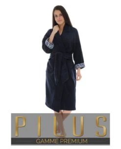 ROBE DE CHAMBRE BLEU TELIA