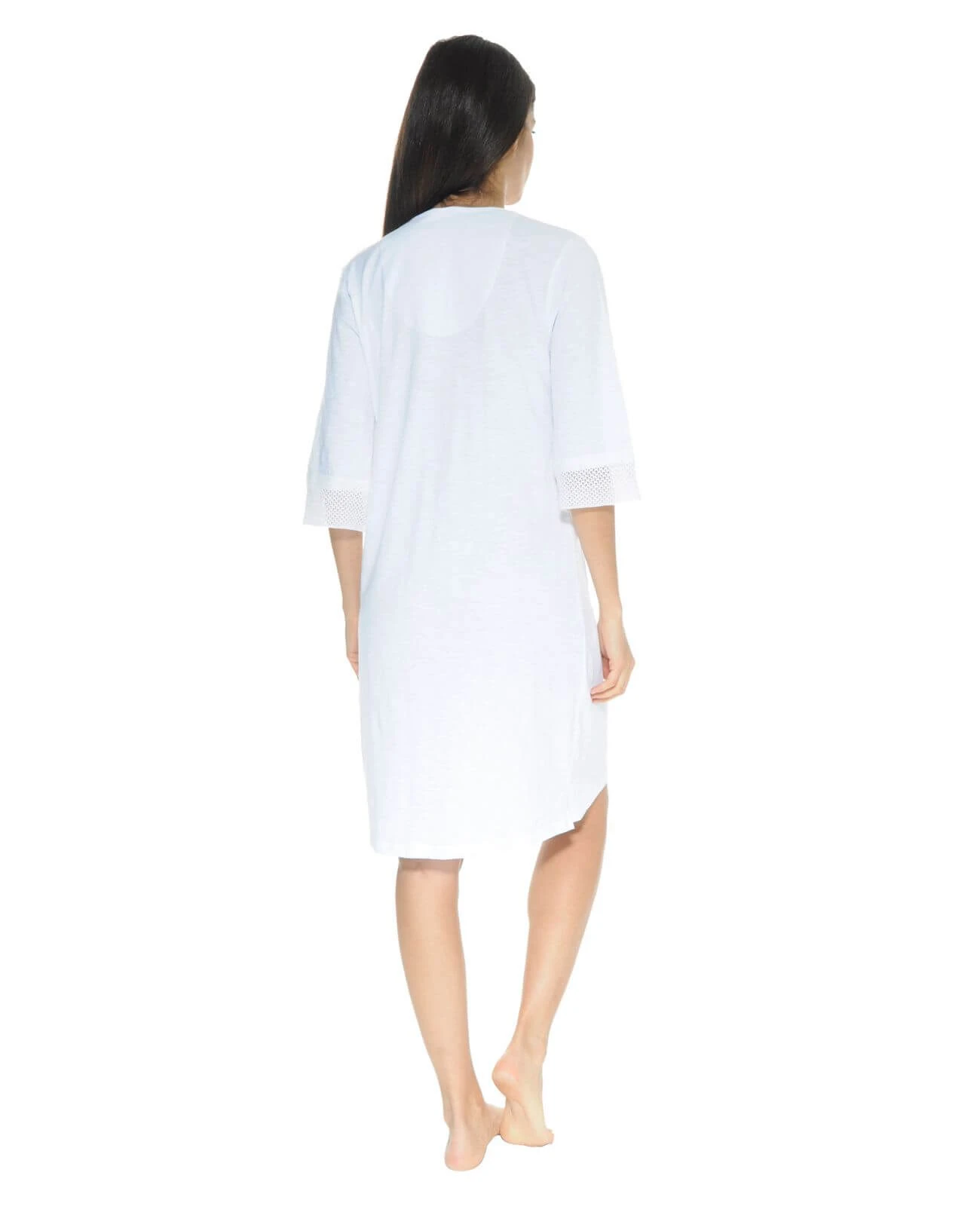 ROBE D'ETE LONGUE BLANC MANUELA – Image 2